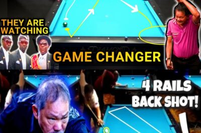 😲🎱🔥You won’t Believe Your Eyes Kapag Ipinamalas ni Efren Reyes ang Kanyang Ultimate Ball-Striking Skills Sa Bank Shots Sa Finals!